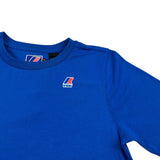 K-Way T-Shirt Girocollo tinta unita con Logo Cobalto per Bambino K7133YWO COBALTO K-WAY 