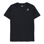 K-Way T-Shirt Girocollo tinta unita con Logo Nero per Bambina K7133YWXX NERO K-WAY 