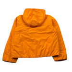K-Way Giubbino tinta unita con Zip E Cappuccio Arancione per Bambino K7142QWX ARANCIONE K-WAY 