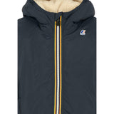 K-Way Giubbino tinta unita con Zip E Cappuccio Blu per Neonato K7142RWX BLU K-WAY 