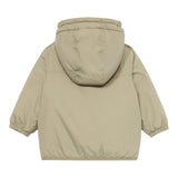 K-Way Giubbino tinta unita con Zip E Cappuccio Verde per Neonato K7142RWX VERDE K-WAY 