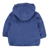 K-Way Giubbino tinta unita con Zip E Cappuccio Blu per Neonato K7142RWXXXX BLU K-WAY 