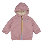 K-Way Giubbino tinta unita con Zip E Cappuccio Rosa per Neonata K7142RWXXXXXF ROSA K-WAY 