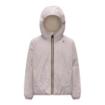 K-Way Giubbino Tricolore con Cappuccio Rosa per Bambina K7142TWXX ROSA K-WAY 