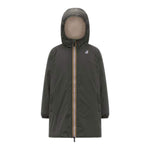 K-Way Giubbino tinta unita con Cappuccio Verde per Bambino K7142UWX VERDE K-WAY 