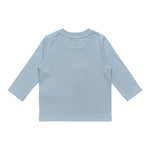K-Way Shirt Girocollo tinta unita con Logo Azzurro per Neonato K8138CWNXX AZZURRO K-WAY 