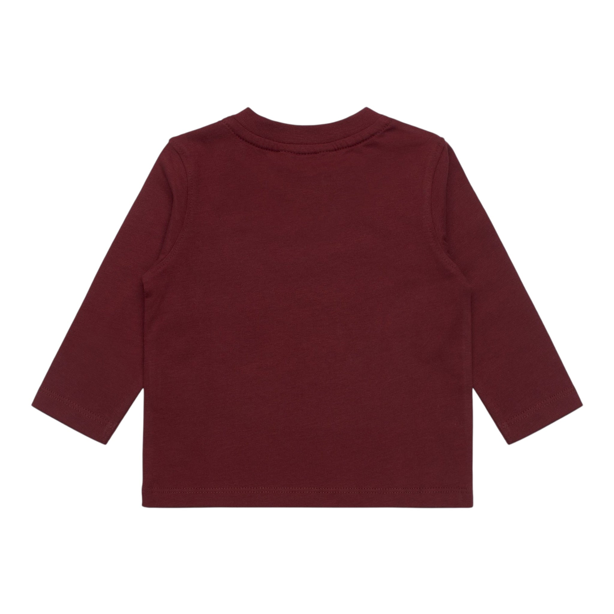 K-Way Shirt Girocollo tinta unita con Logo Bordeaux per Neonato K8138CWNXX BORDEAUX K-WAY 
