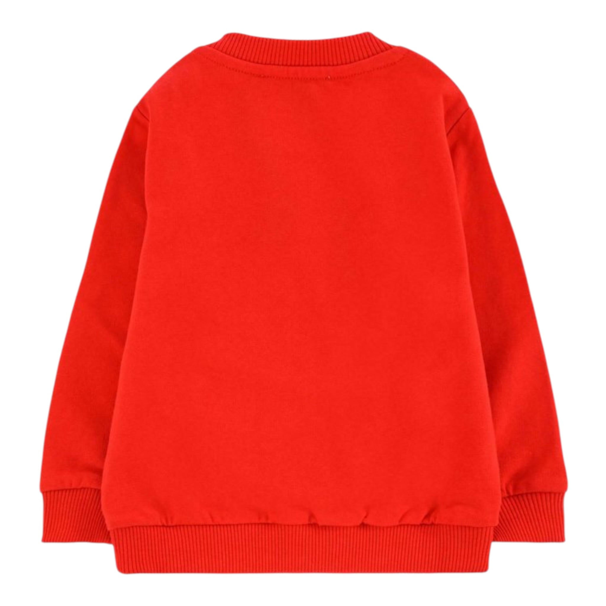 Moschino Abito Girocollo tinta unita con Logo Rosso per Neonata MDV0CVN ROSSO MOSCHINO 