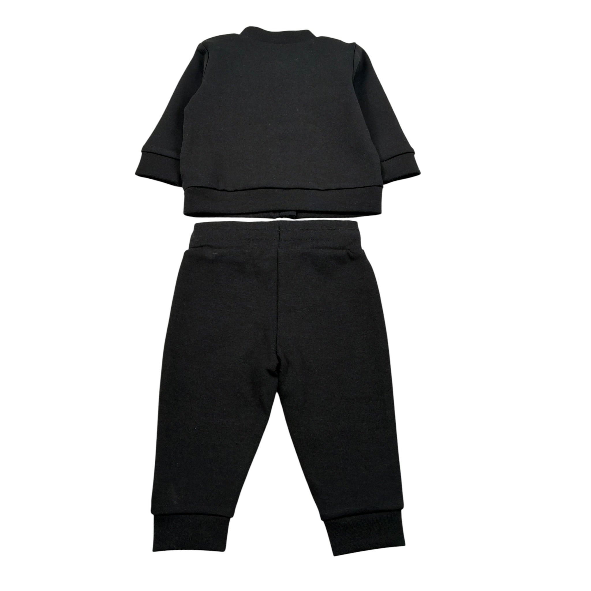 Karl Lagerfeld Completo Pezzi Felpa-Pantalone tinta unita Nero per Neonato Z30296 NERO KARL LAGERFELD 