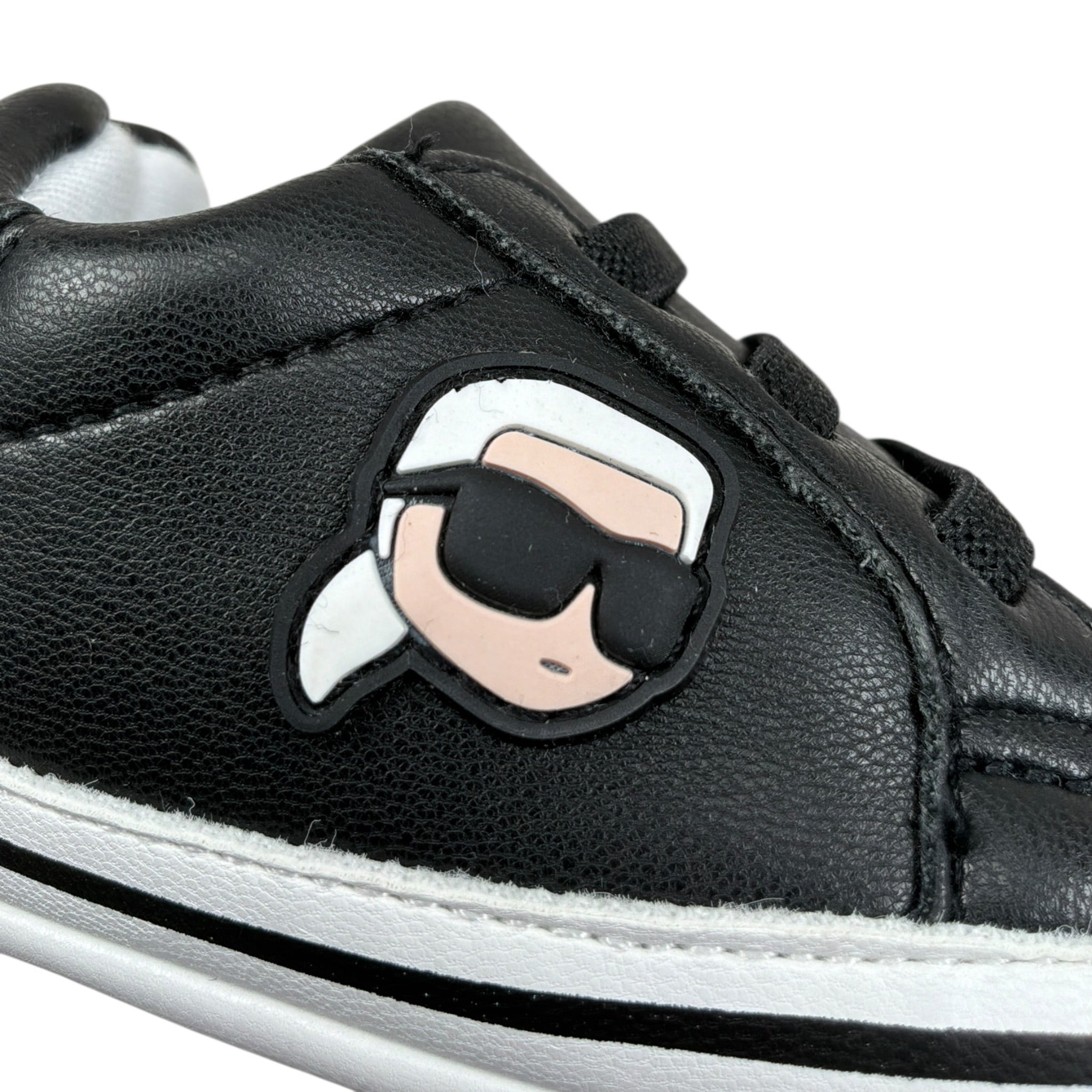 Karl Lagerfeld Sneakers tinta unita con Lacci Nero per Neonato Z30994 NERO KARL LAGERFELD 