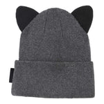 Karl Lagerfeld Cappello tinta unita con Orecchie Grigio per Bambina Z31007X GRIGIO KARL LAGERFELD 