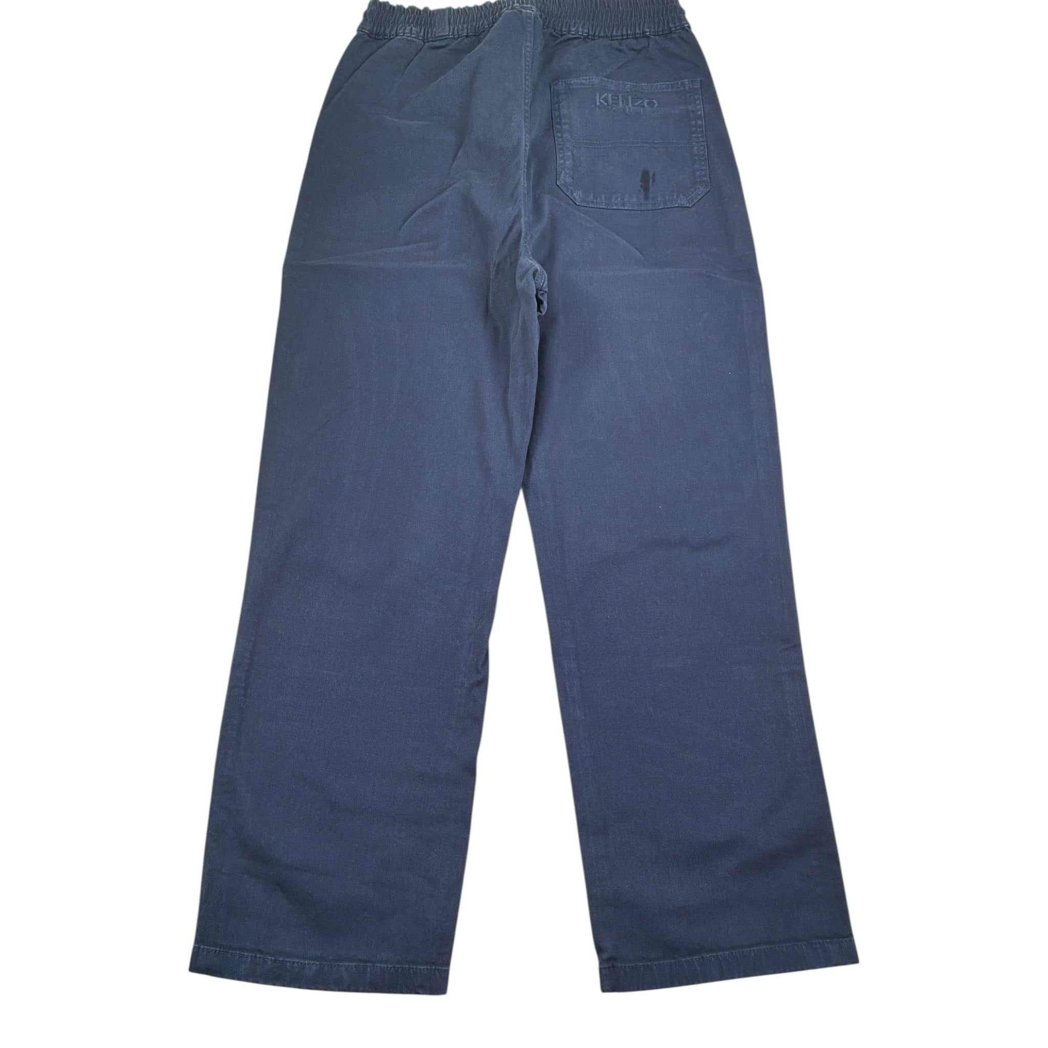 Kenzo Pantalone tinta unita con Elastico In Vita Blu per Bambino K60731 BLU KENZO 