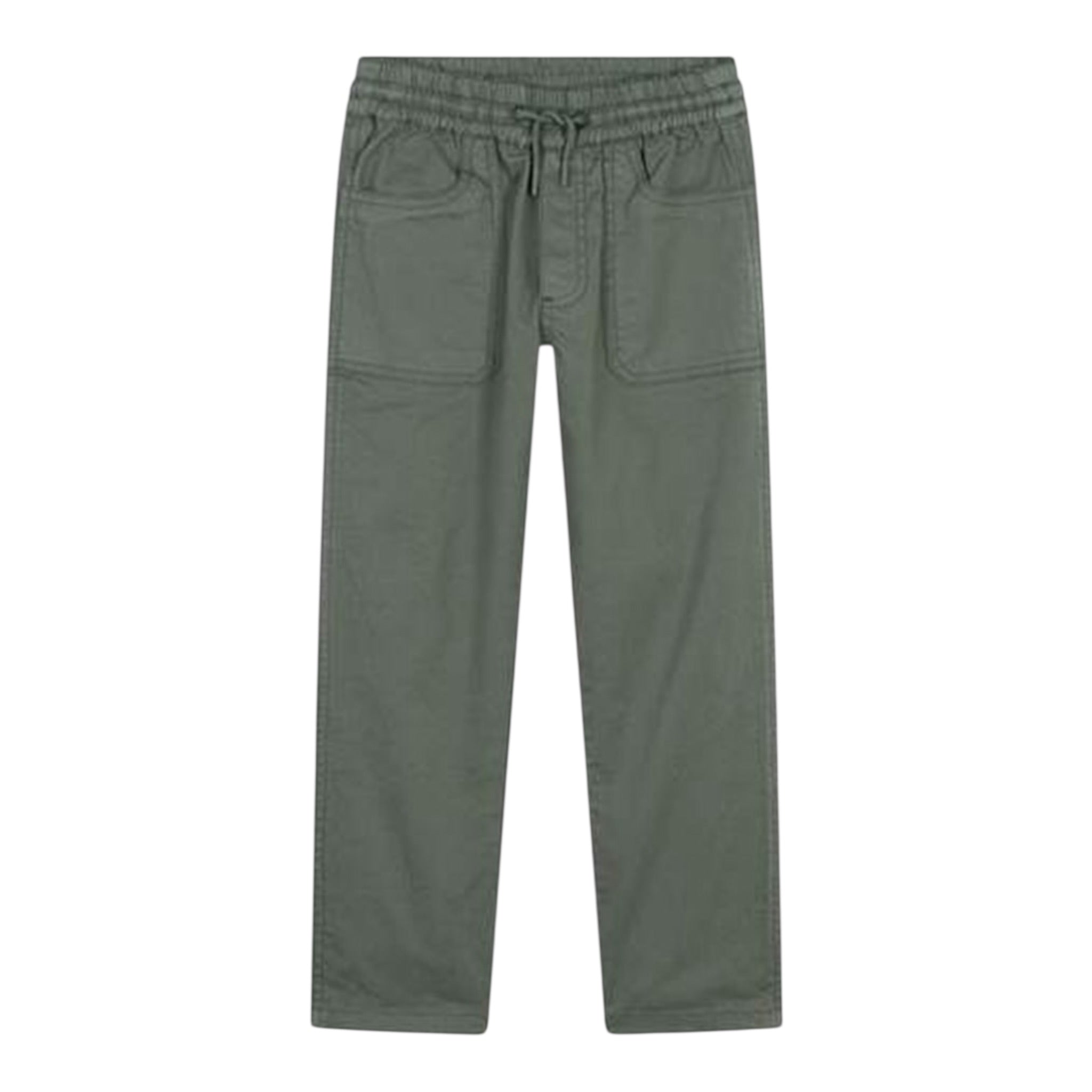 Kenzo Pantalone tinta unita con Elastico In Vita Verde per Bambino K60731 VERDE KENZO 
