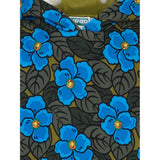 Kenzo Felpa tinta unita con Fantasia Fiori E Cappuccio Verde per Neonato K61433 VERDE KENZO 