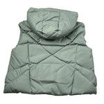 Khrisjoy Giubbino tinta unita con Zip Smanicato Verde per Bambina KV2P42 VERDE KHRISJOY 