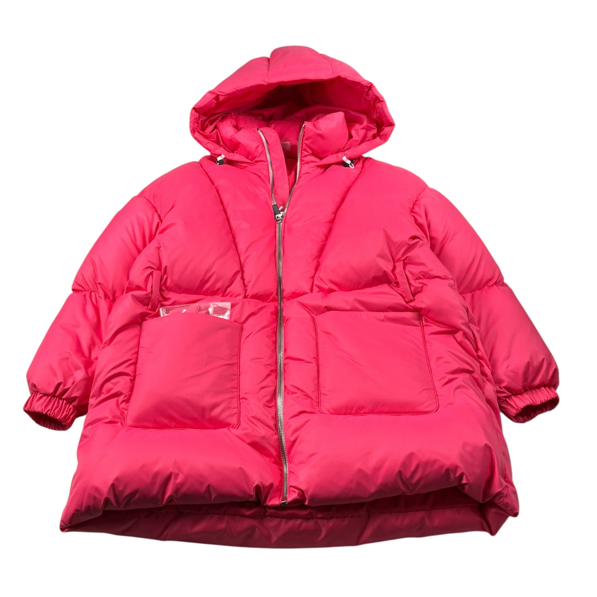 Khrisjoy Giubbino tinta unita con Cappuccio Rosa per Bambina KX2A27N0079 ROSA KHRISJOY 