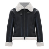 Kocca Giubbino Modello Montone In Ecopelle Nero per Bambina A25JBGB7660ABUN0000 NERO Kocca 