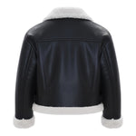 Kocca Giubbino Modello Montone In Ecopelle Nero per Bambina A25JBGB7660ABUN0000 NERO Kocca 