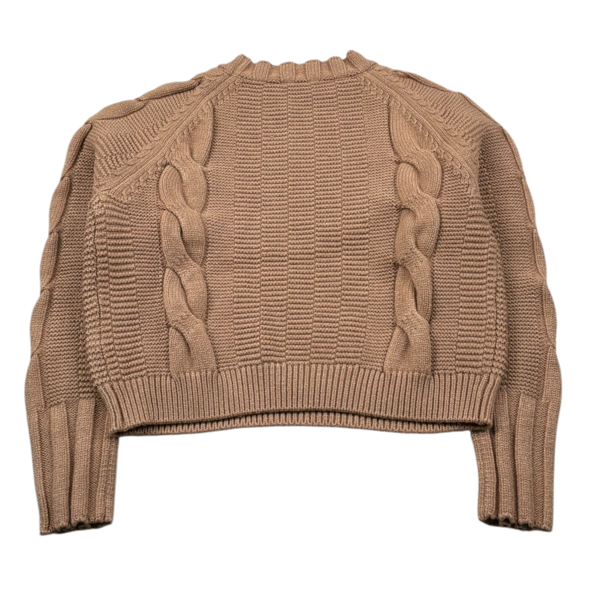 Kocca Maglia Girocollo tinta unita Beige per Bambina AURAS BEIGE Kocca 