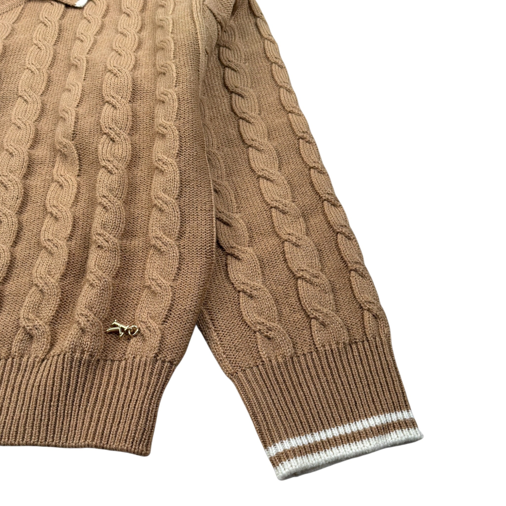 Kocca Maglia tinta unita con Colletto Beige per Bambina VILIANA BEIGE Kocca 