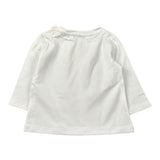 L'Orsobruno Shirt tinta unita con Stampa Bianco per Bambino ORSETTI BIANCO L'ORSOBRUNO 
