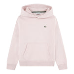 Lacoste Felpa con Cappuccio tinta unita Rosa per Bambina 847028JX ROSA LACOSTE 