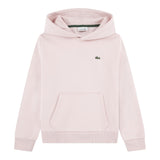Lacoste Felpa con Cappuccio tinta unita Rosa per Bambina 847028JX ROSA LACOSTE 