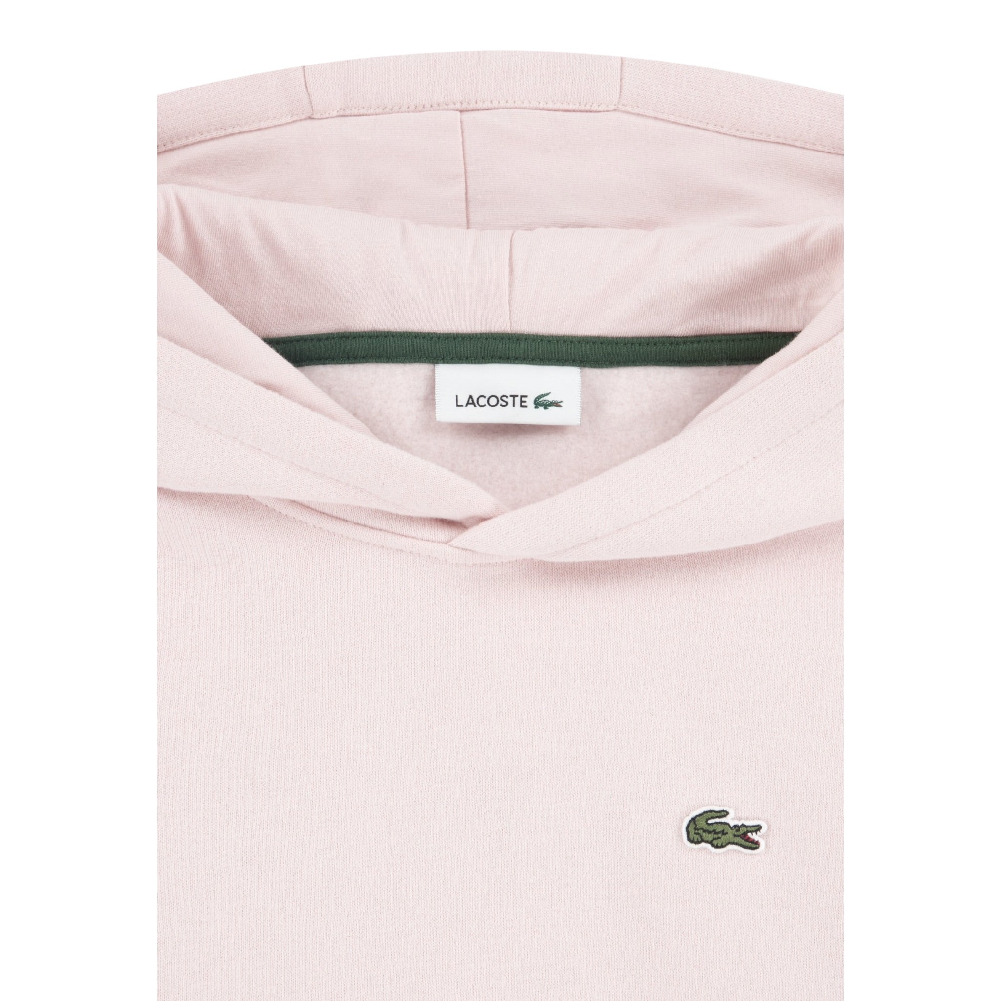 Lacoste Felpa con Cappuccio tinta unita Rosa per Bambina 847028JX ROSA LACOSTE 