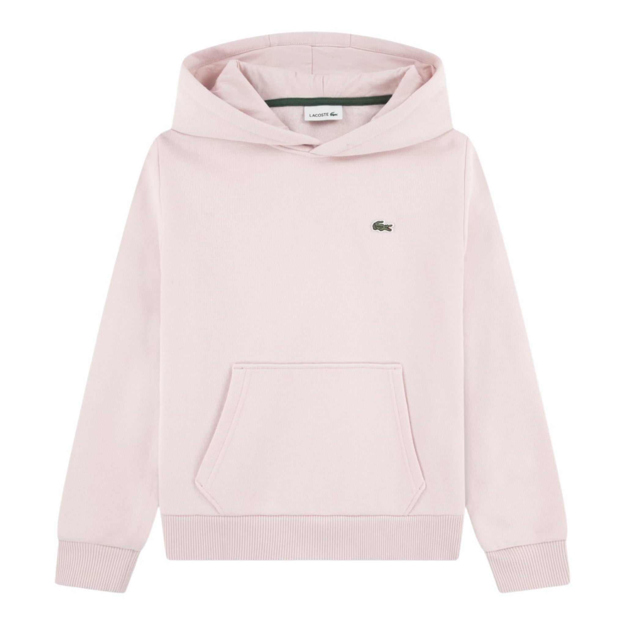 Lacoste Felpa con Cappuccio tinta unita Rosa per Neonata 847028X ROSA LACOSTE 