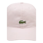 Lacoste Berretto tinta unita con Logo Rosa per Bambina 9A6227A ROSA LACOSTE 