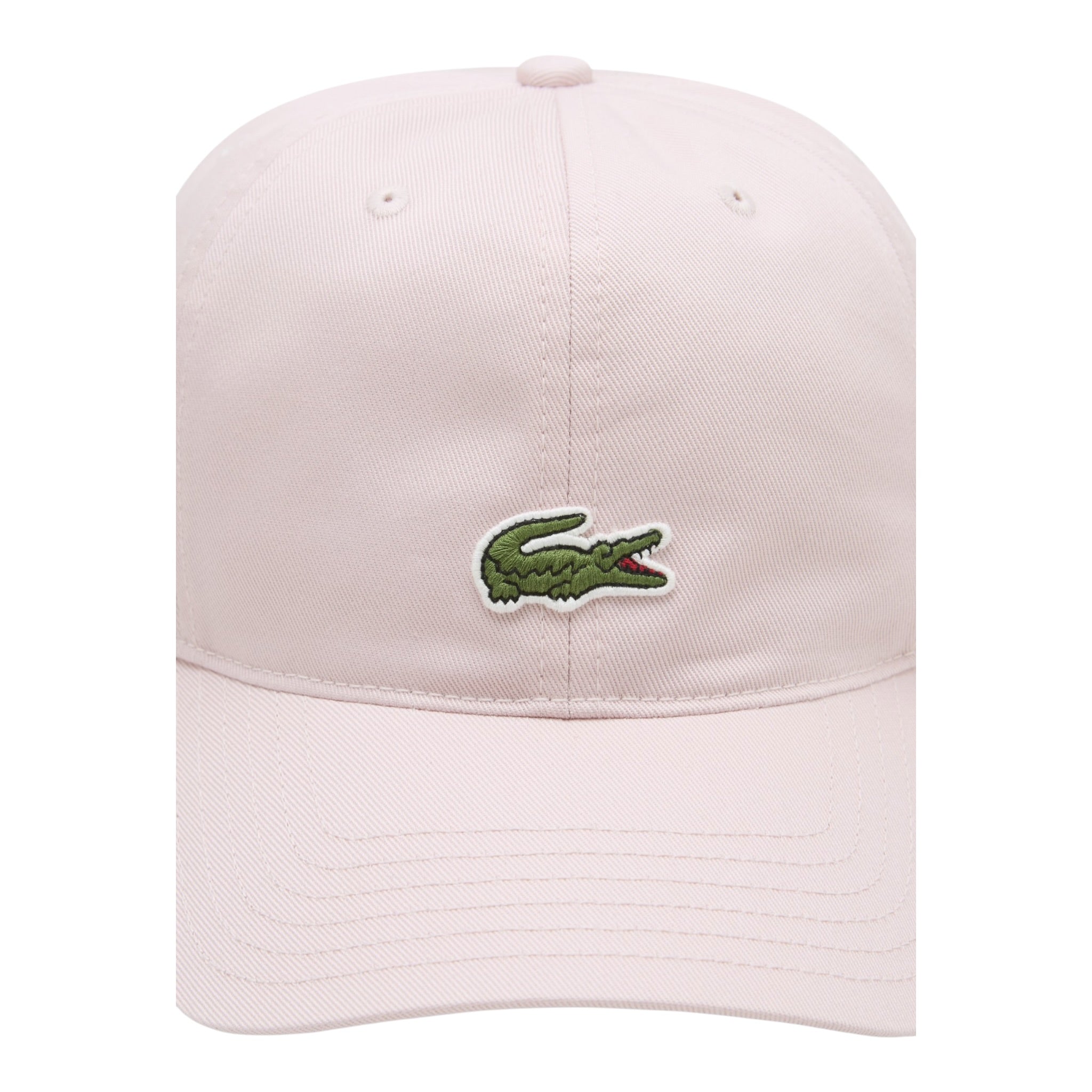 Lacoste Berretto tinta unita con Logo Rosa per Bambina 9A6227A ROSA LACOSTE 