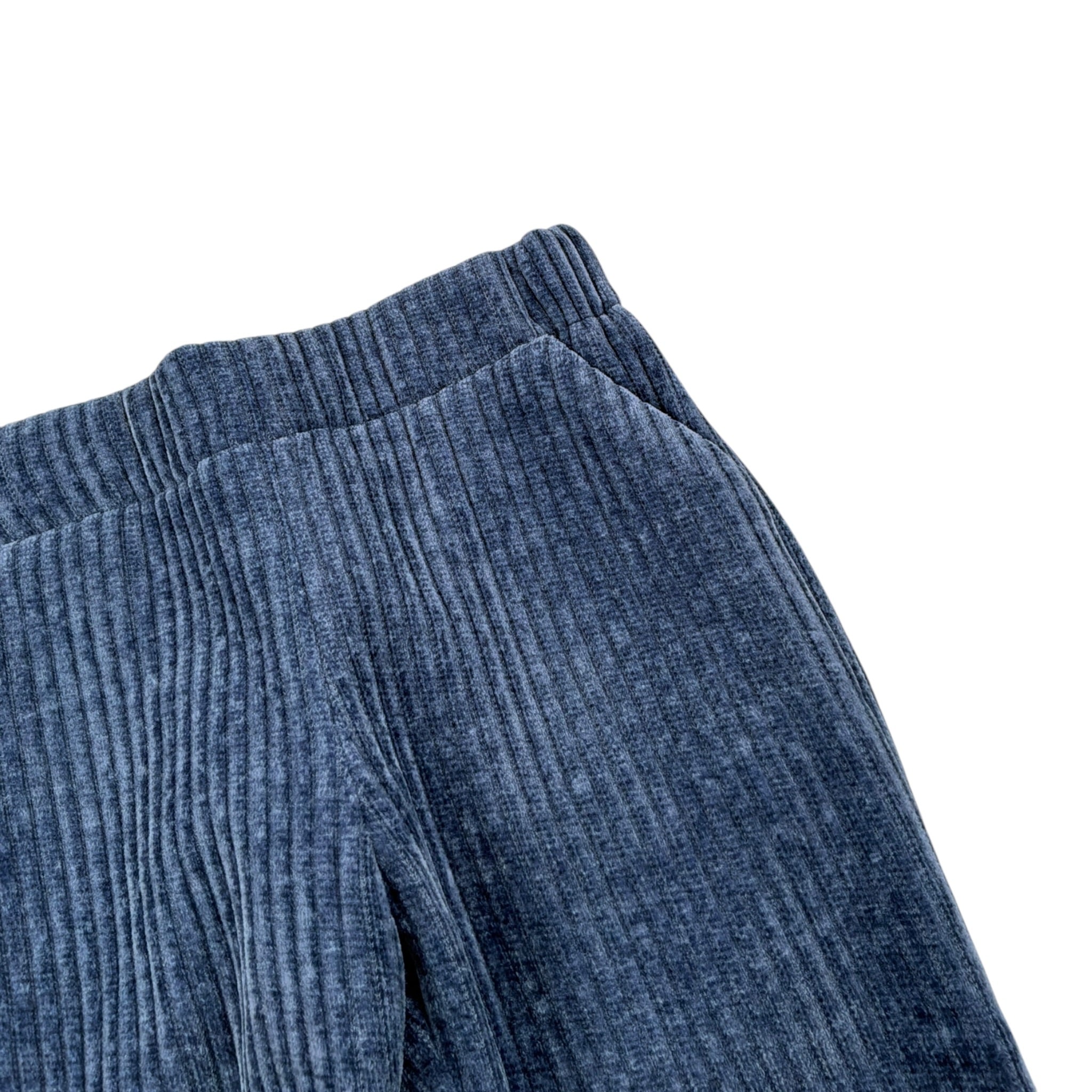 La Stupenderia Pantalone tinta unita con Elastico In Vita Blu per Neonato 1TCPN23N BLU LA STUPENDERIA 