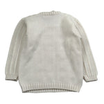 La Stupenderia Maglia tinta unita con Trecce Panna per Bambino 1WCPL23 PANNA LA STUPENDERIA 