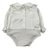 La Stupenderia Camicia Body Manica Lunga tinta unita Panna per Neonata CBBD52 PANNA LA STUPENDERIA 