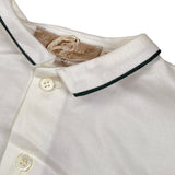 La Stupenderia Camicia tinta unita con Colletto Bianco per Neonato CCM63 BIANCO LA STUPENDERIA 