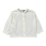 La Stupenderia Camicia tinta unita con Colletto Bianco per Neonato CCM63 BIANCO LA STUPENDERIA 