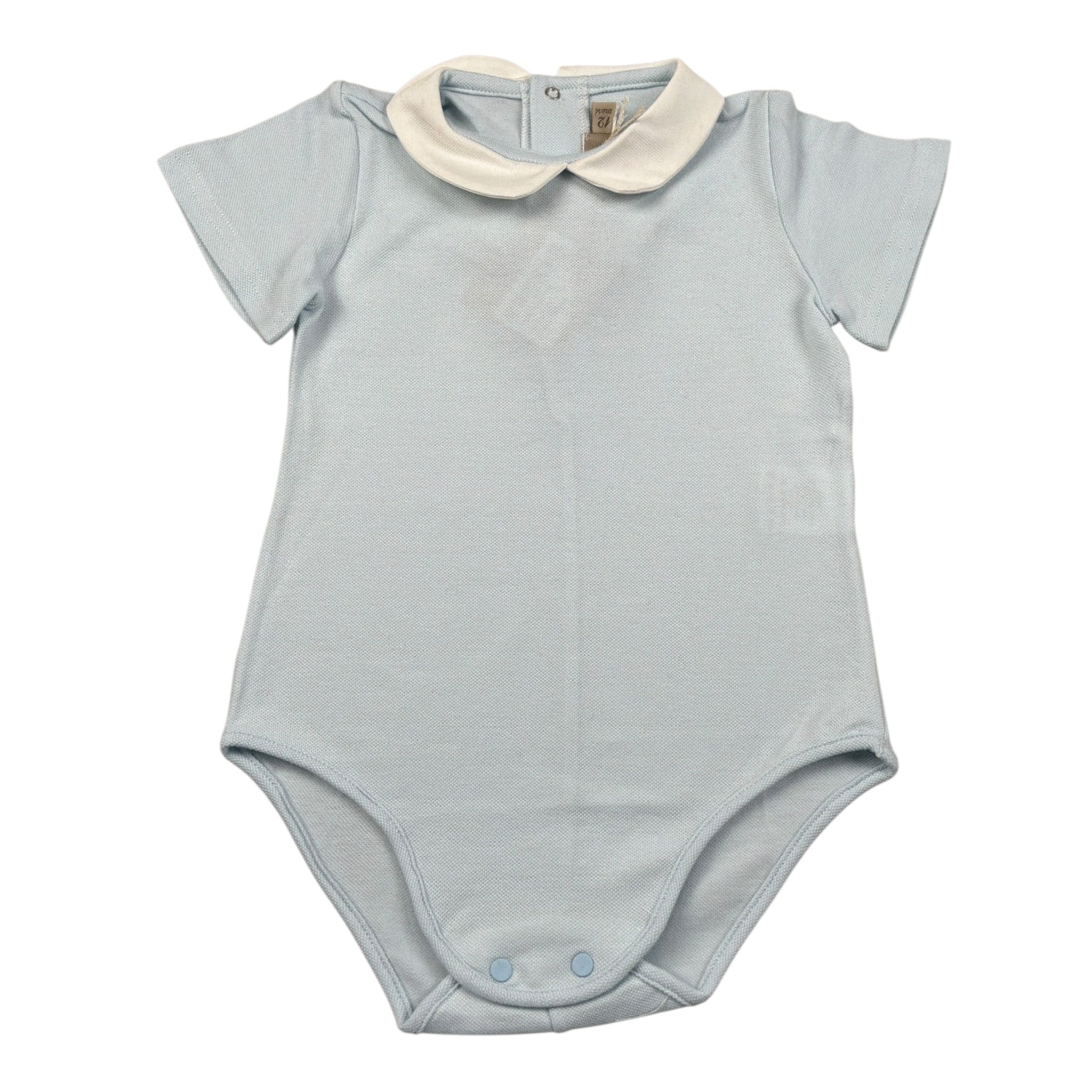La Stupenderia Body Mezza Manica tinta unita Azzurro per Neonato TBBD71N04 AZZURRO LA STUPENDERIA 