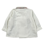 La Stupenderia Camicia Manica Lunga tinta unita Panna per Neonato TBCM01 PANNA LA STUPENDERIA 
