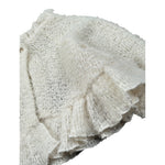 La Stupenderia Cardigan tinta unita con Colletto Panna per Neonata TBGH52 PANNA LA STUPENDERIA 