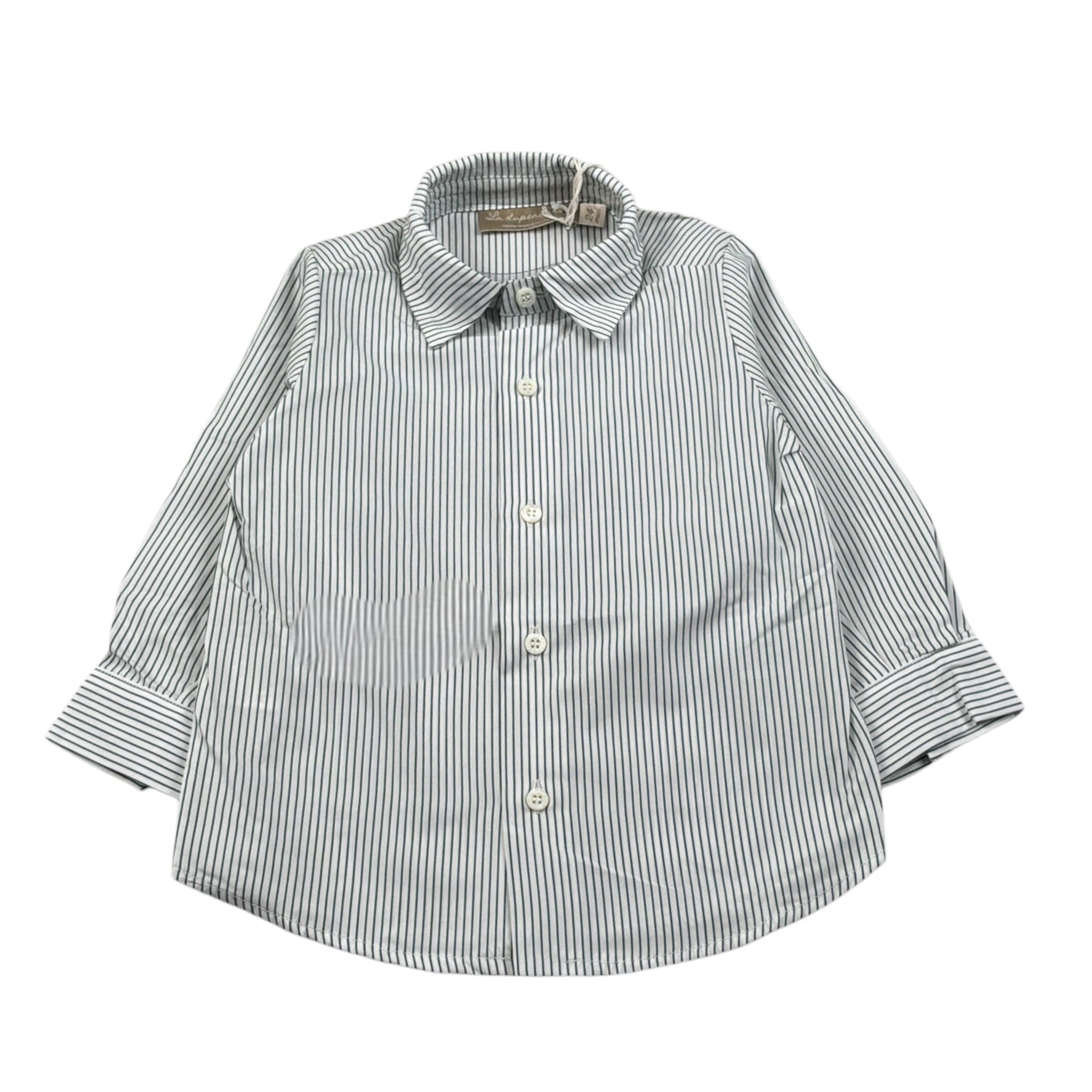 La Stupenderia Camicia Manica Lunga Fantasia A Righe Bianco per Neonato TCCM21N BIANCO LA STUPENDERIA 