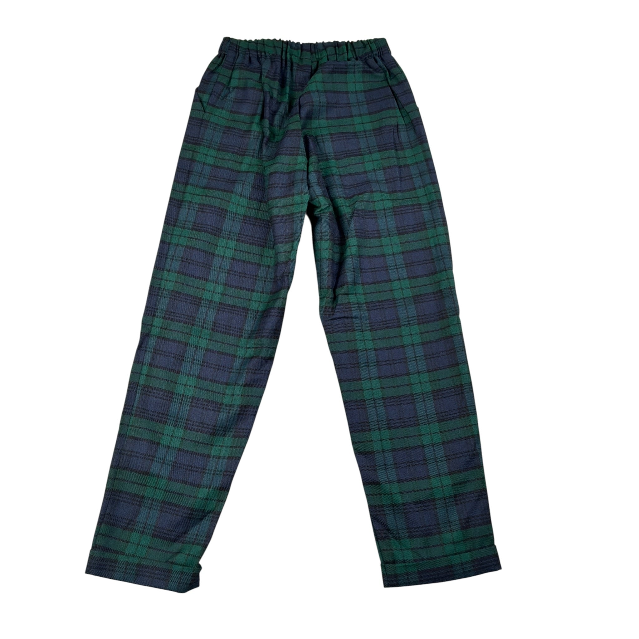 La Stupenderia Pantalone Bicolore con Elastico In Vita Blu/Verde per Bambino TCPN21 BLU/VERDE LA STUPENDERIA 