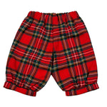 La Stupenderia Bermuda tinta unita Fantasia Scozzese Rosso per Bambino TJBR21 ROSSO LA STUPENDERIA 