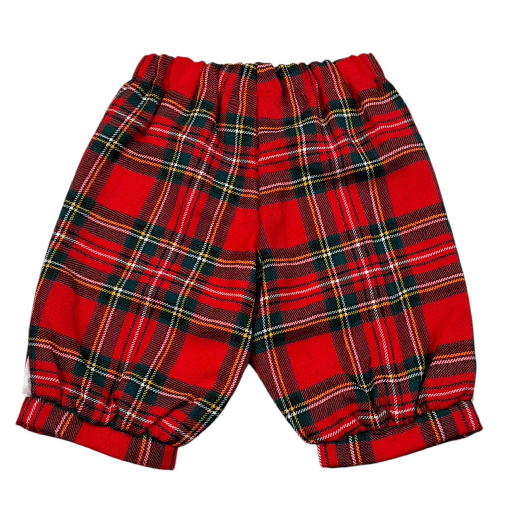 La Stupenderia Bermuda tinta unita Fantasia Scozzese Rosso per Bambino TJBR21 ROSSO LA STUPENDERIA 