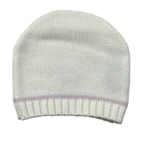 La Stupenderia Cappello tinta unita con Ricami Panna per Neonata WBCP52 PANNA LA STUPENDERIA 