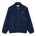 Lacoste Felpa tinta unita con Zip Blu per Bambino BJ8443 BLU LACOSTE 