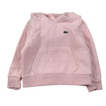 Lacoste Felpa tinta unita con Cappuccio Rosa per Neonata SJ0926 ROSA LACOSTE 