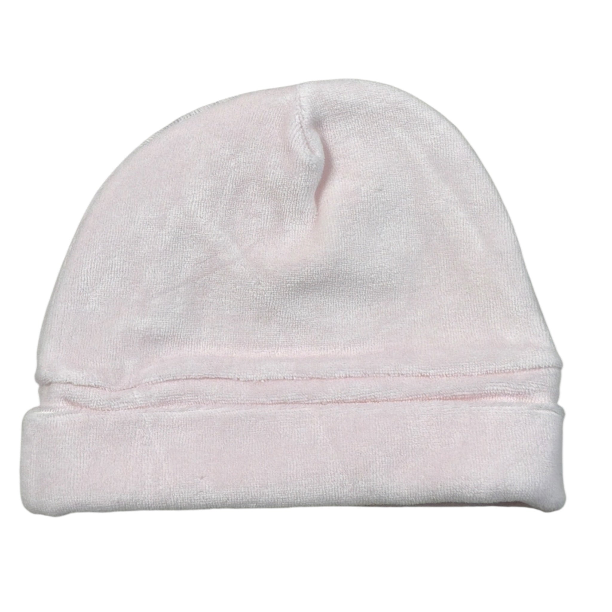 Lalalu' Cappello tinta unita con Stampa Rosa per Neonata CAL1Q ROSA LALALU' 