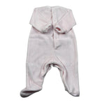 Lalalu' Tutina Manica Lunga Tinta Jnita In Ciniglia Rosa per Neonata TCL8QQ ROSA LALALU' 