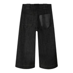 Lanvin Jeans tinta unita Modello Palazzo Nero per Bambina N30325 NERO LANVIN 