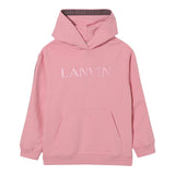 Lavin Felpa Chiusa con Cappuccio tinta unita Rosa per Bambina N30260 ROSA LAVIN 